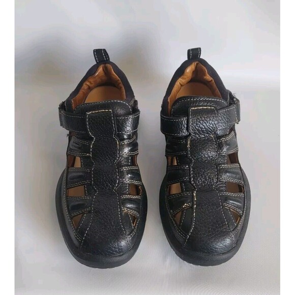 Dr Comfort Fisherman Men Therapeutic Diabetic Extra Depth Leather Sandal Sz 6.5 main image 6